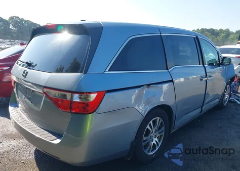 2012 Honda Odyssey Ex-L из США, поврежденный, VIN 5FNRL5H63CB066410